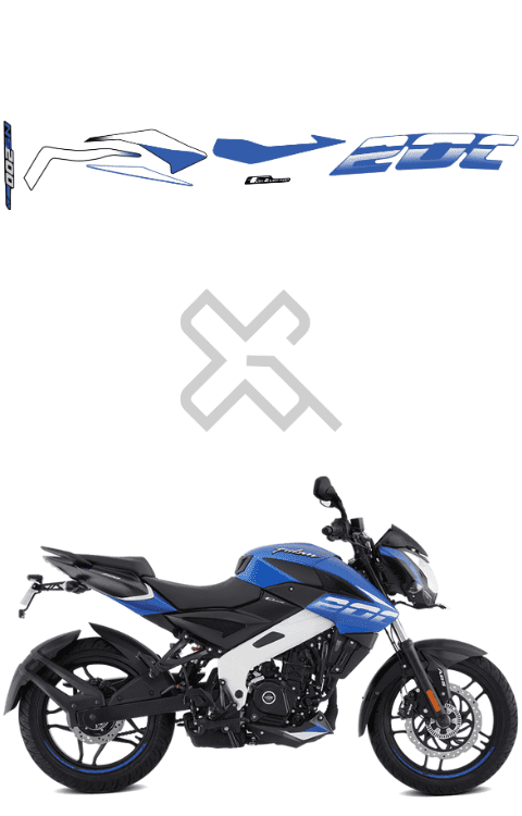 Pulsar NS200 Stickers | Pulsar NS200 Full Body Graphics